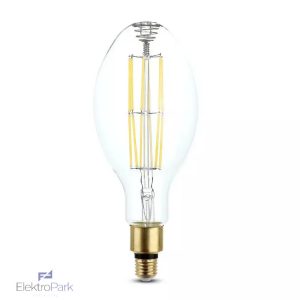 V-TAC 24W E27 hideg fehér filament LED égő 160 Lm/W - SKU 2817