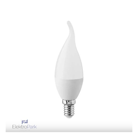 V-TAC 4W E14 természetes fehér LED gyertyaláng égő - SKU 4156