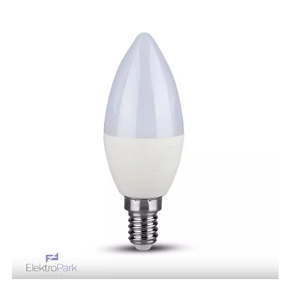 V-TAC 7W E14 meleg fehér LED gyertya égő - SKU 111