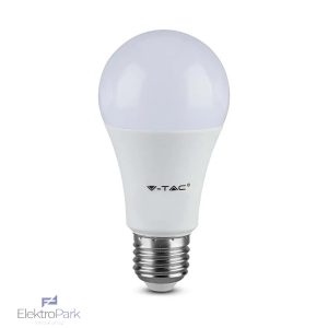 V-TAC 8.5W E27 meleg fehér LED égő, 95 Lm/W - SKU 217260