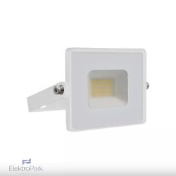   V-TAC E-széria LED reflektor 20W természetes fehér, fehér házzal - SKU 215950