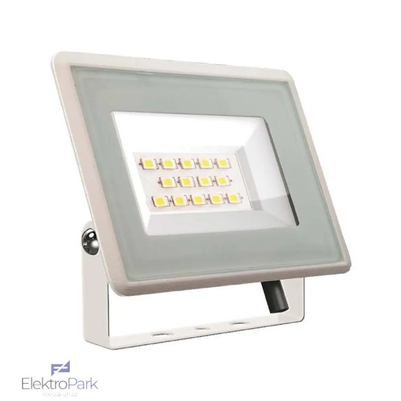 V-TAC mini LED reflektor 10W természetes fehér, fehér házzal - SKU 6731