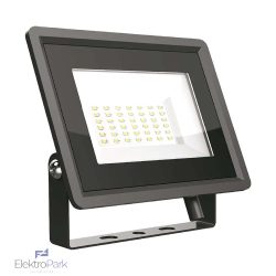  V-TAC LED reflektor 30W természetes fehér, fekete házzal - SKU 6744