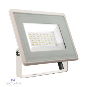 V-TAC LED reflektor 30W természetes fehér, fehér házzal - SKU 6747