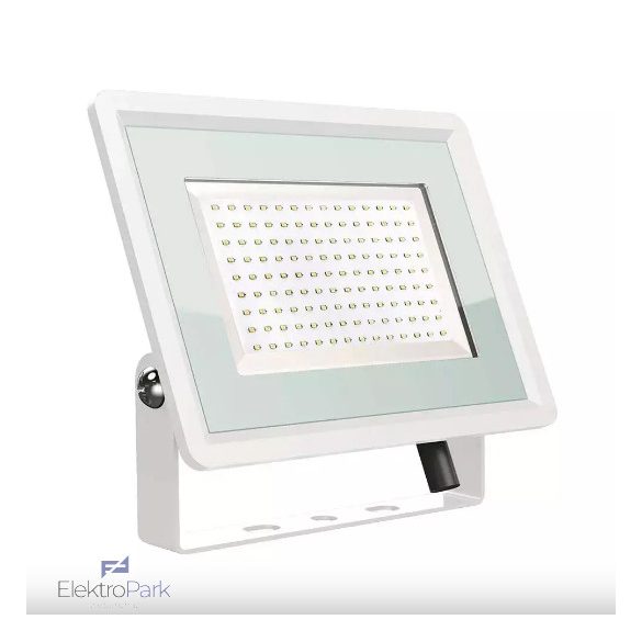 V-TAC F-széria LED reflektor 100W természetes fehér, fehér házzal - SKU 6725