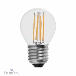   V-TAC 4W E27 meleg fehér filament G45 LED égő - SKU 214306