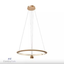   V-TAC 45W állítható magasságú polírozott arany színű csillár, természetes fehér fénnyel - SKU 23432